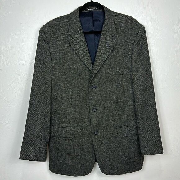 Mila Schon Blue Three Button Closure Sport Blazer Jacket Size 42 - Picture 1 of 13